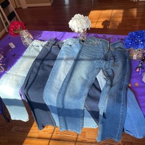Jeans Bundle (3 Levi, 1 Old Navy) Size 12 Youth